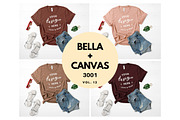 Bella Canvas 3001 Mockup Bundle V12