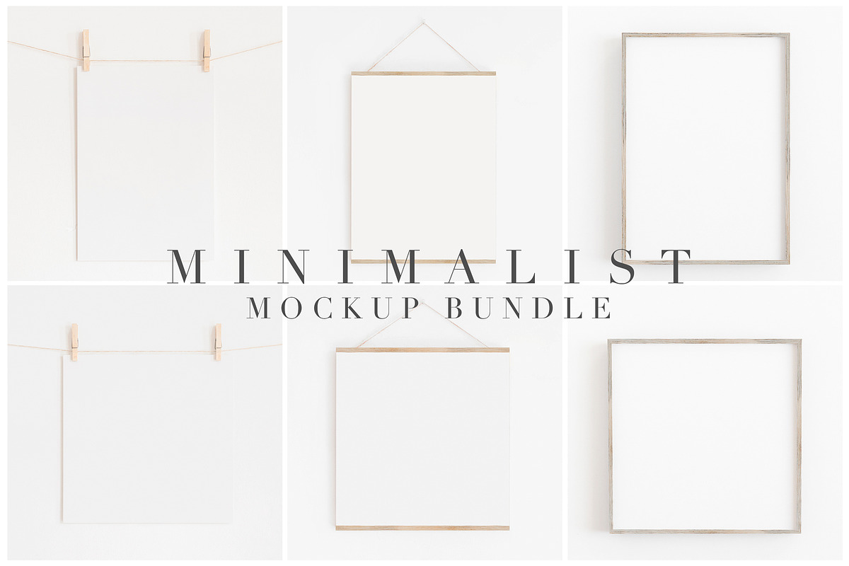Mockup Bundle Modern Minimalist in Graphics - product preview 8