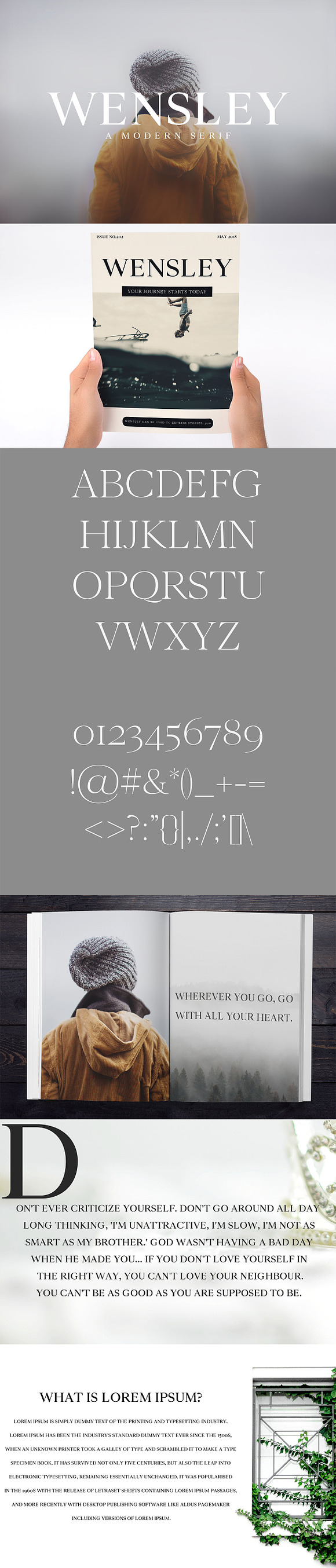 Wensley Modern Serif Font Family in Serif Fonts - product preview 7