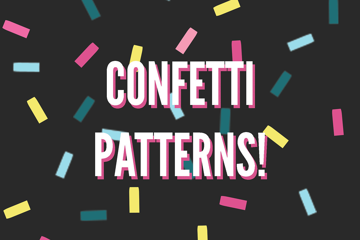 Confetti sprinkle pattern background in Patterns - product preview 8