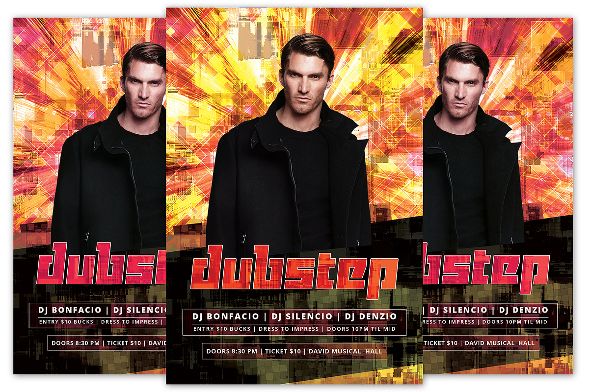 Modern DJ Flyer in Flyer Templates - product preview 8