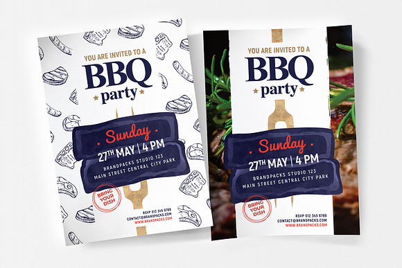 BBQ Flyer / Poster in Flyer Templates - product preview 5