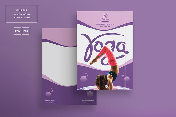 Branding Pack | Yoga Fitness Club in Branding Mockups - product preview 6