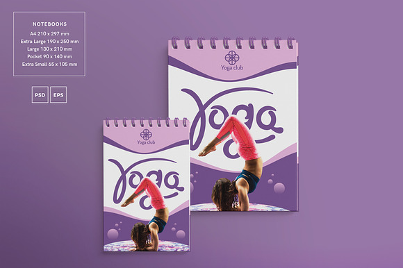Branding Pack | Yoga Fitness Club in Branding Mockups - product preview 10