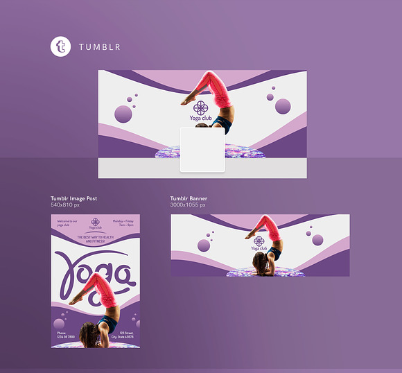 Branding Pack | Yoga Fitness Club in Branding Mockups - product preview 11