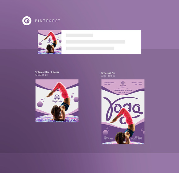 Branding Pack | Yoga Fitness Club in Branding Mockups - product preview 12