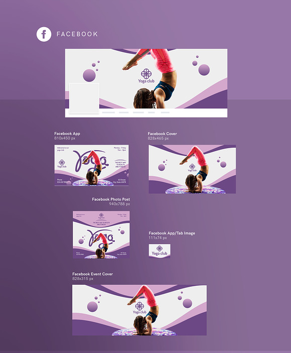 Branding Pack | Yoga Fitness Club in Branding Mockups - product preview 14