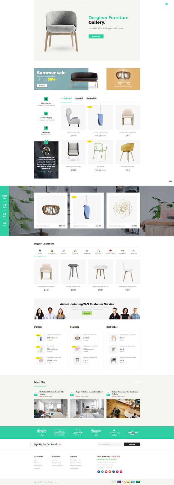 Pts Arthome – Modern Furniture  in Bootstrap Themes - product preview 3