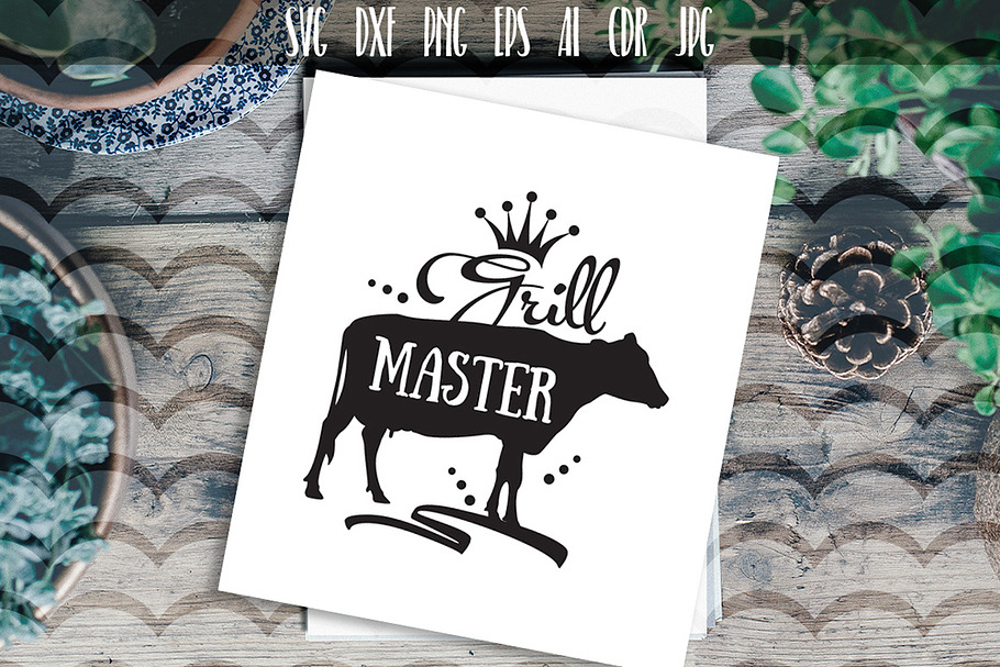 Grill master Svg, BBQ Quote