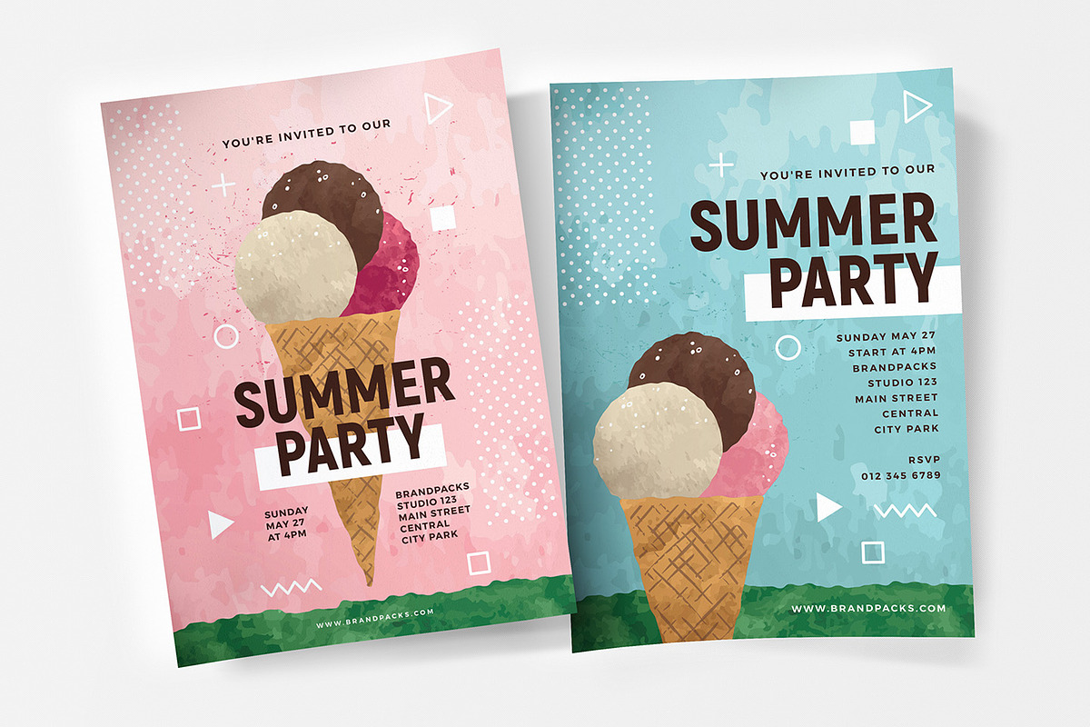 Summer Flyer Templates in Flyer Templates - product preview 8