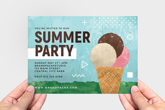 Summer Flyer Templates in Flyer Templates - product preview 2