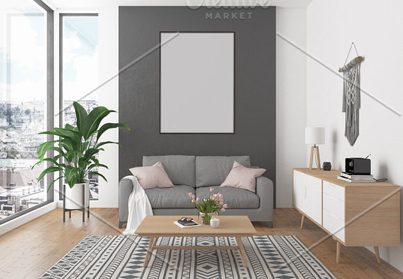 Interior mockup artwork background in Print Mockups - product preview 1