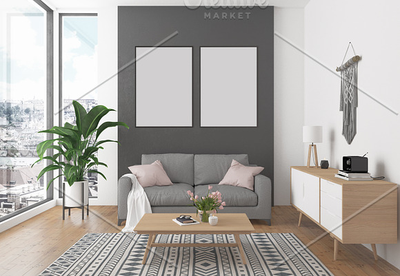 Interior mockup artwork background in Print Mockups - product preview 3