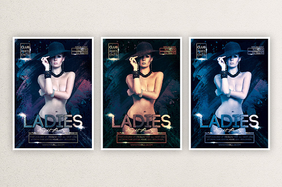 Ladies Night 3 in Flyer Templates - product preview 1