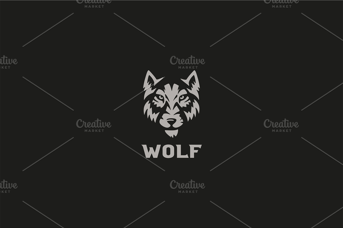 Wolf Head Logo Design in Logo Templates - product preview 8