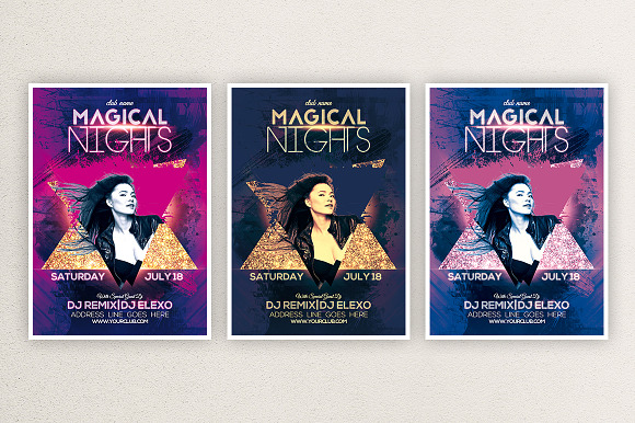Magical Nights in Flyer Templates - product preview 1