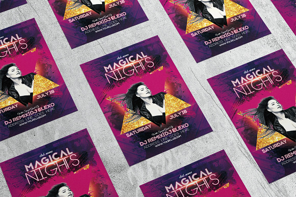 Magical Nights in Flyer Templates - product preview 3