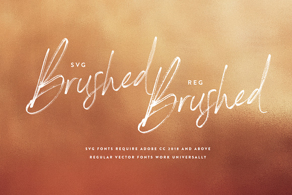 Rustic Gold SVG Brush Script in Brush Fonts - product preview 4