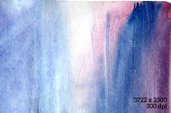 4 Watercolor Washes in Textures - product preview 3