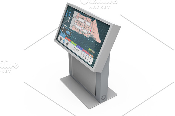Envision Charlotte Kiosk Mockup in Product Mockups - product preview 3