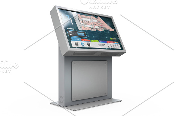 Envision Charlotte Kiosk Mockup in Product Mockups - product preview 6