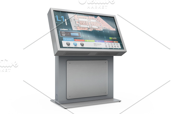 Envision Charlotte Kiosk Mockup in Product Mockups - product preview 7
