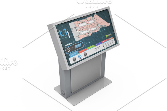 Envision Charlotte Kiosk Mockup in Product Mockups - product preview 11