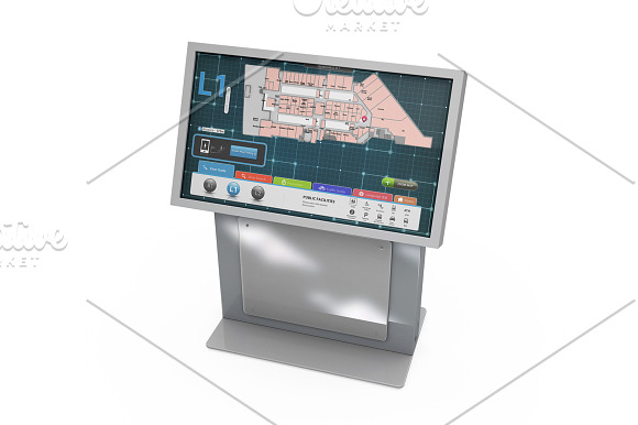 Envision Charlotte Kiosk Mockup in Product Mockups - product preview 13