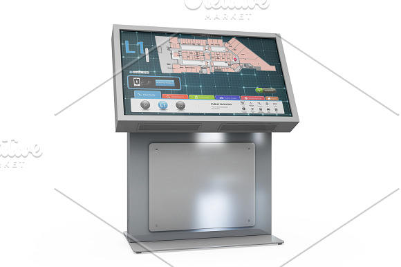 Envision Charlotte Kiosk Mockup in Product Mockups - product preview 14