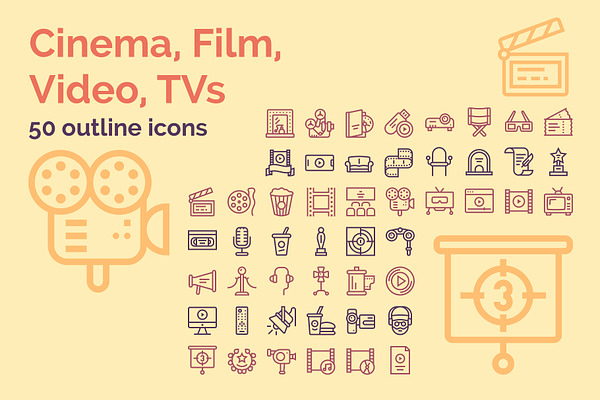 50 Icons: Cinema, Film, Video, TV