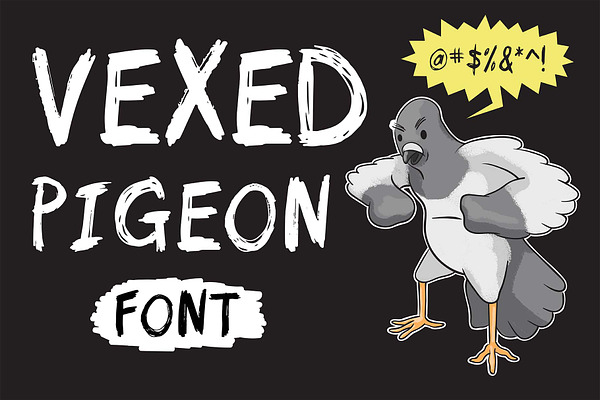 Vexed Pigeon Font