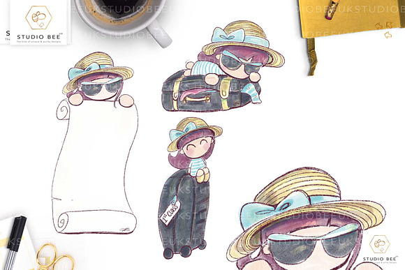 Mimi plans... a holiday in Illustrations - product preview 2