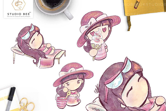 Mimi plans... a holiday in Illustrations - product preview 3