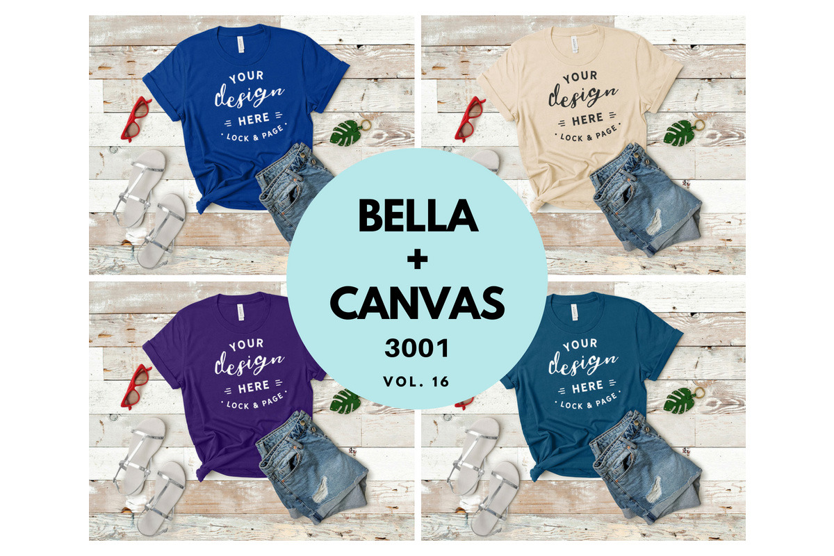 Bella Canvas TShirt Mockup Bundle 16 in Product Mockups - product preview 8