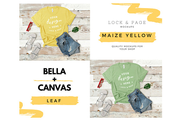 Bella Canvas TShirt Mockup Bundle 18 in Product Mockups - product preview 2