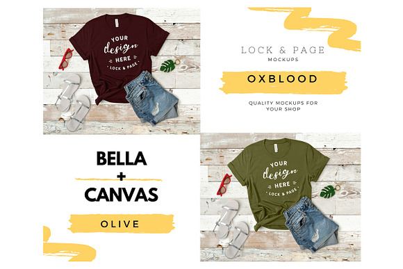 Bella Canvas TShirt Mockup Bundle 19 in Product Mockups - product preview 2