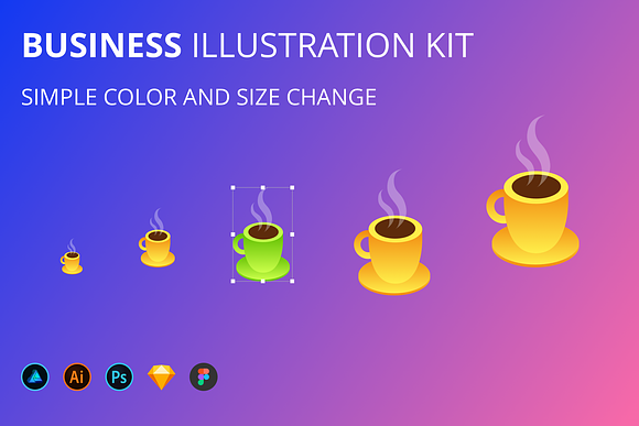 Business Illustration Kit in Illustrations - product preview 2