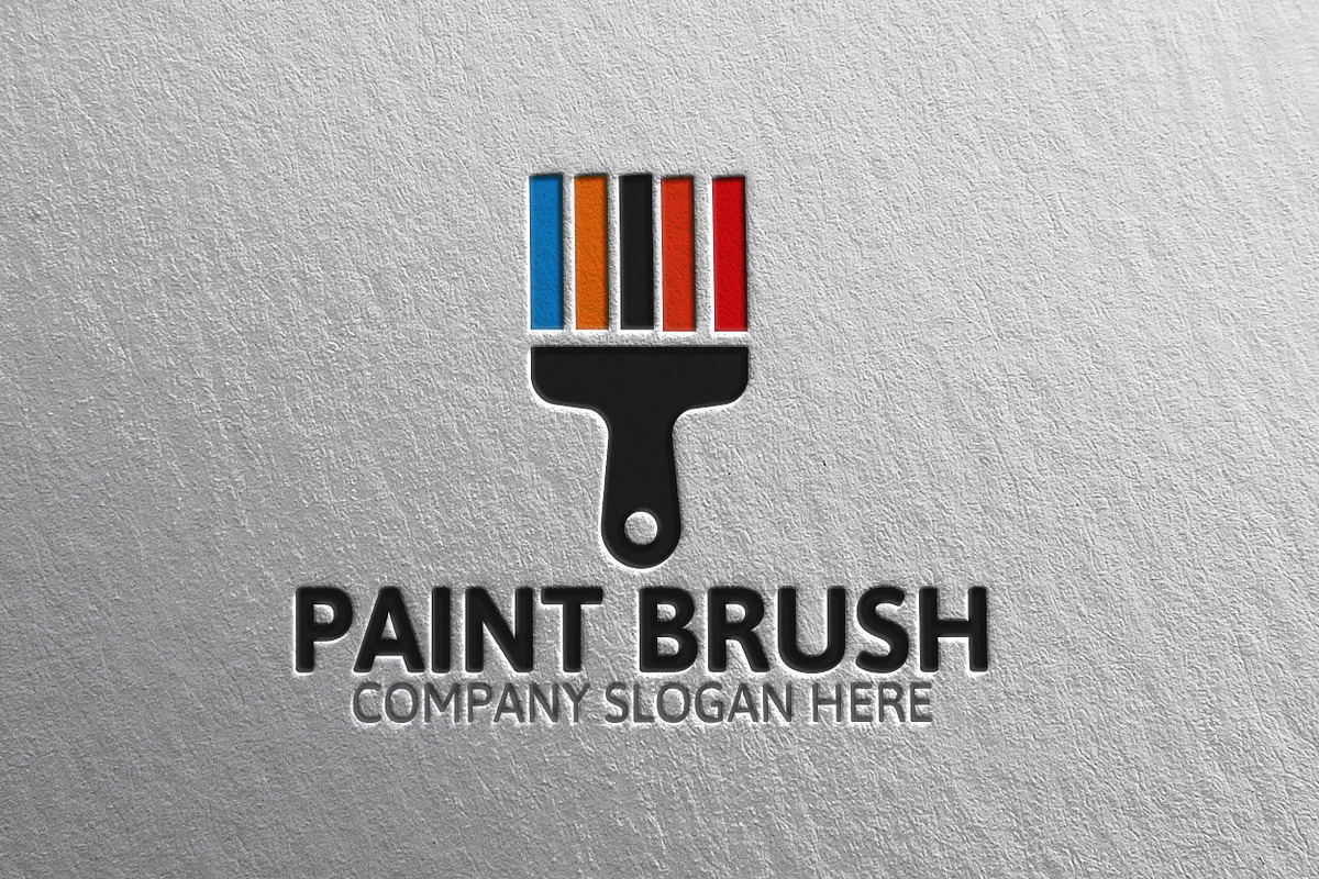 Paint Brush Logo in Logo Templates - product preview 8