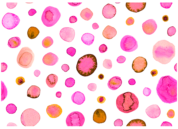 Watercolor Dot Pattern in Patterns - product preview 1