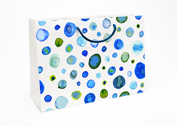 Watercolor Dot Pattern in Patterns - product preview 2