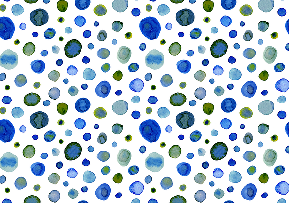 Watercolor Dot Pattern in Patterns - product preview 3