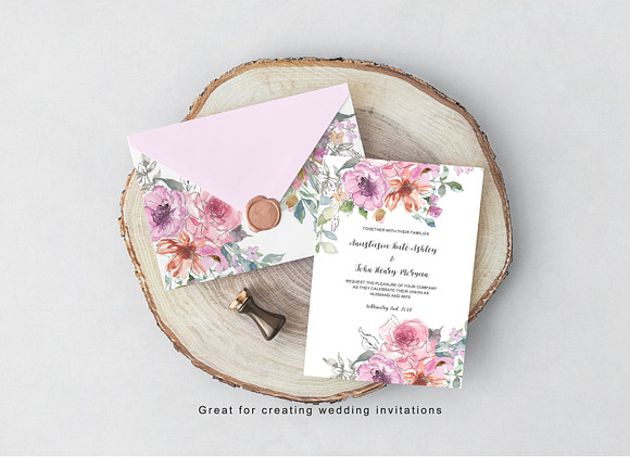Sketch Style Florals Clipart Set in Graphics - product preview 5
