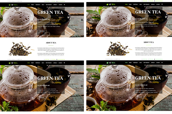 AT Tea Onepage – Tea Website Joomla in Joomla Themes - product preview 1