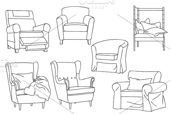Furniture & Home Decor Vol.1 in Illustrations - product preview 1