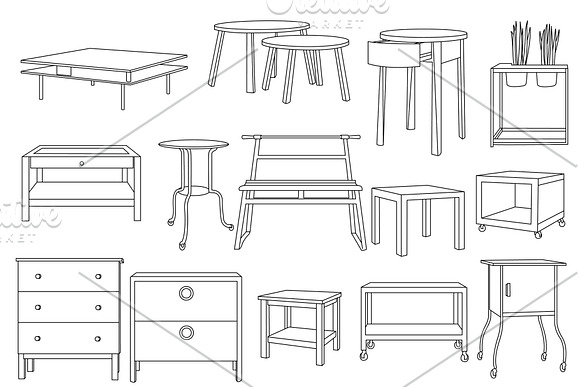 Furniture & Home Decor Vol.1 in Illustrations - product preview 4