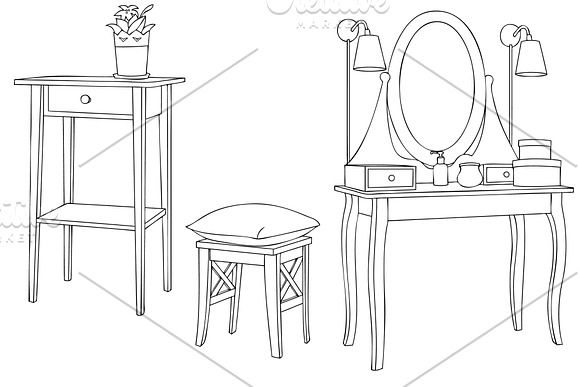 Furniture & Home Decor Vol.1 in Illustrations - product preview 6