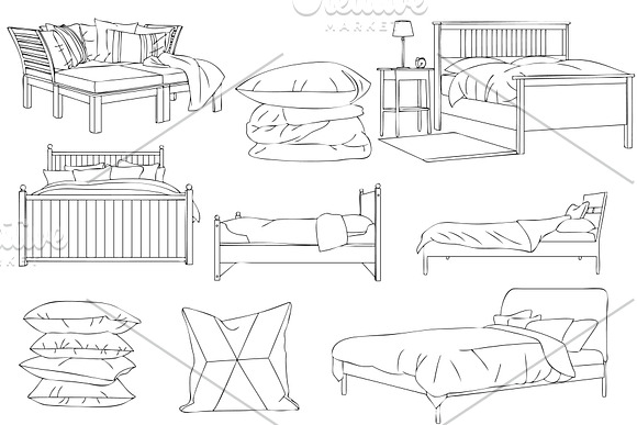 Furniture & Home Decor Vol.1 in Illustrations - product preview 9