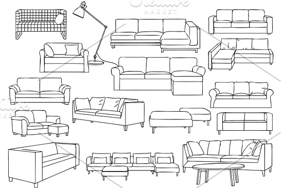 Furniture & Home Decor Vol.1 in Illustrations - product preview 13