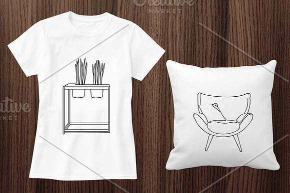Furniture & Home Decor Vol.1 in Illustrations - product preview 14