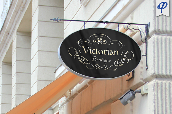 Victorian Boutique Logo Template in Logo Templates - product preview 1